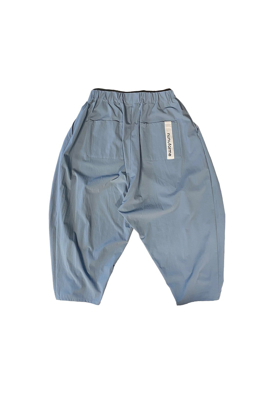 Real Stock|nunuforme　ヘムダブルタックパンツ（キッズ）〈ライトブルー〉