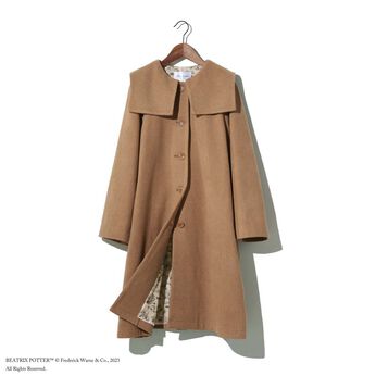 Real Stock | デザインカラーロングコート〈ベージュ〉ＩＥ