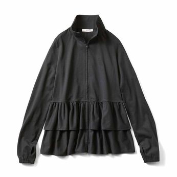 Real Stock | フリルＵＶブルゾン〈ブラック〉ＩＥ