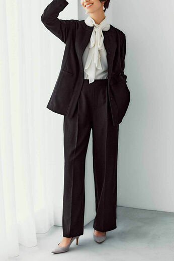 Real Stock | 大人の純黒スーツ〈ブラック〉ＩＥ