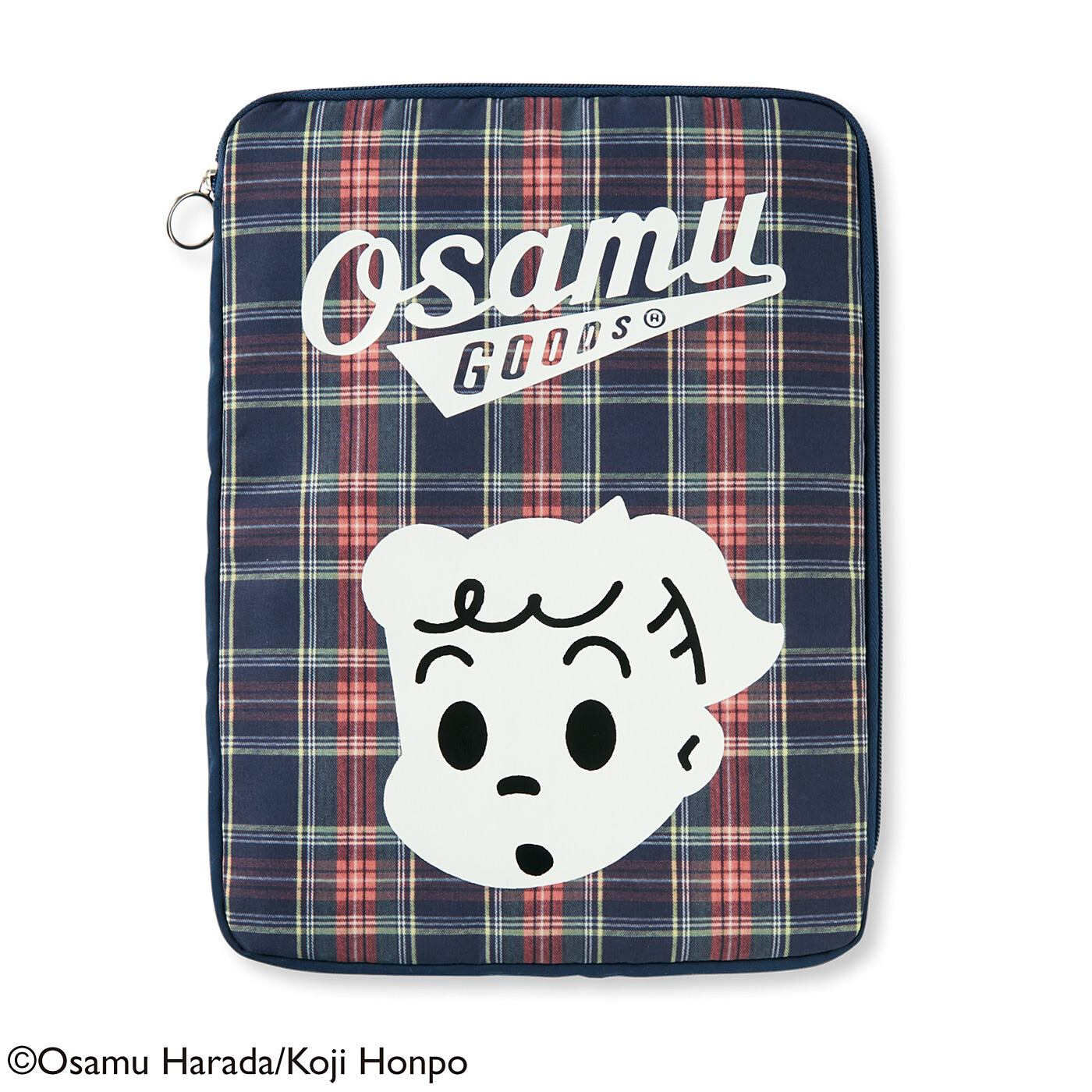 Real Stock|USEDo×OSAMU GOODS　トラッドなタータンチェックのＡ４ファイルポーチ|〈3:ジル〉