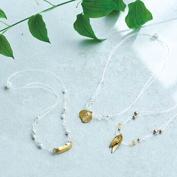 Real Stock | ＣＣＰ　本革モチーフ伸びるネックレス