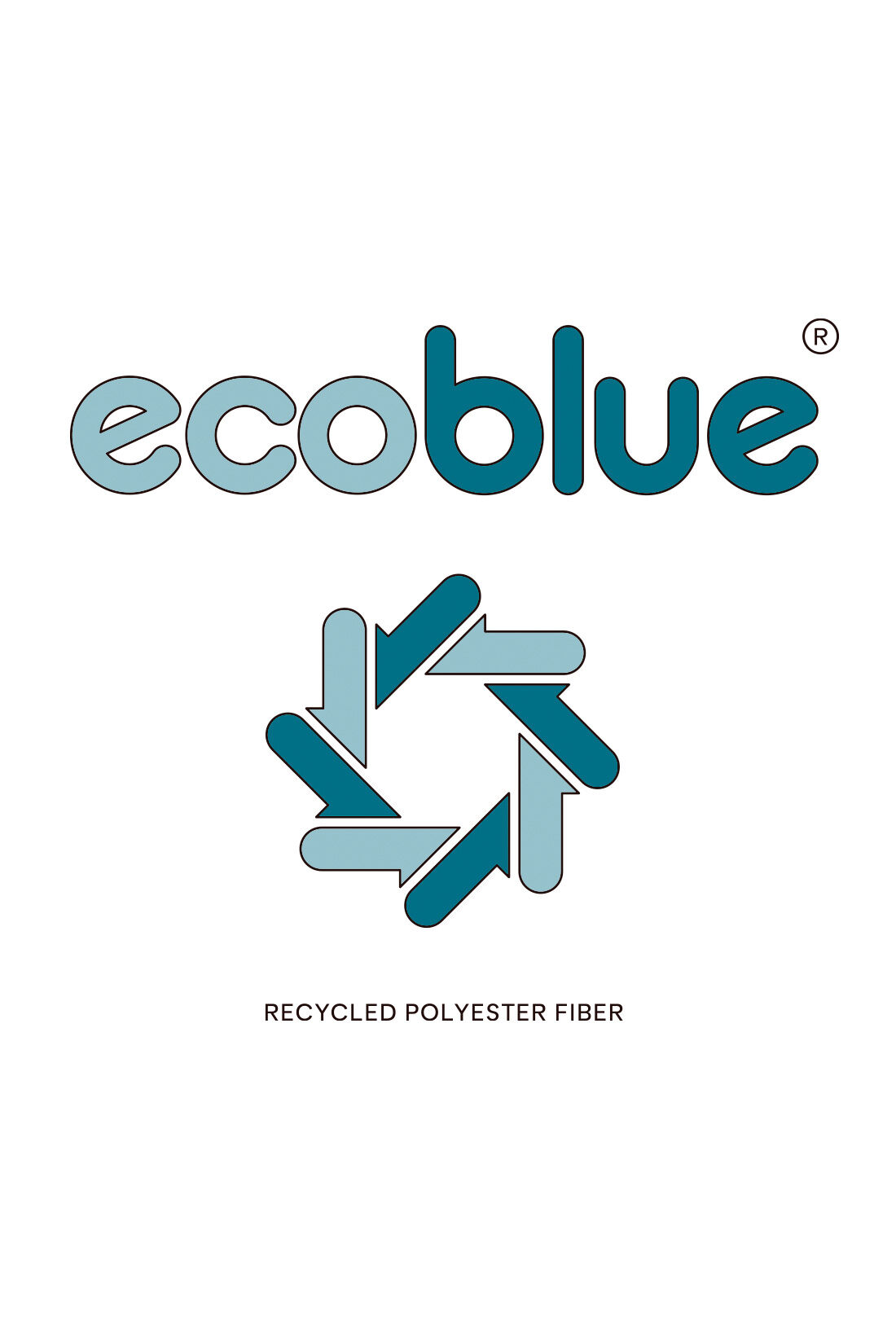 Real Stock|IEDIT[イディット]　ほどよいハリ感で きれいめカットソー素材の着映えセットアップ〈ブラック〉|ECO BLUE（R）は、プラスティックごみ問題の解決、温室効果ガスの削減に貢献すべく誕生したリサイクルポリエステル。同じ糸を石油から作るときよりも製造時のCO2排出量を削減することができます。