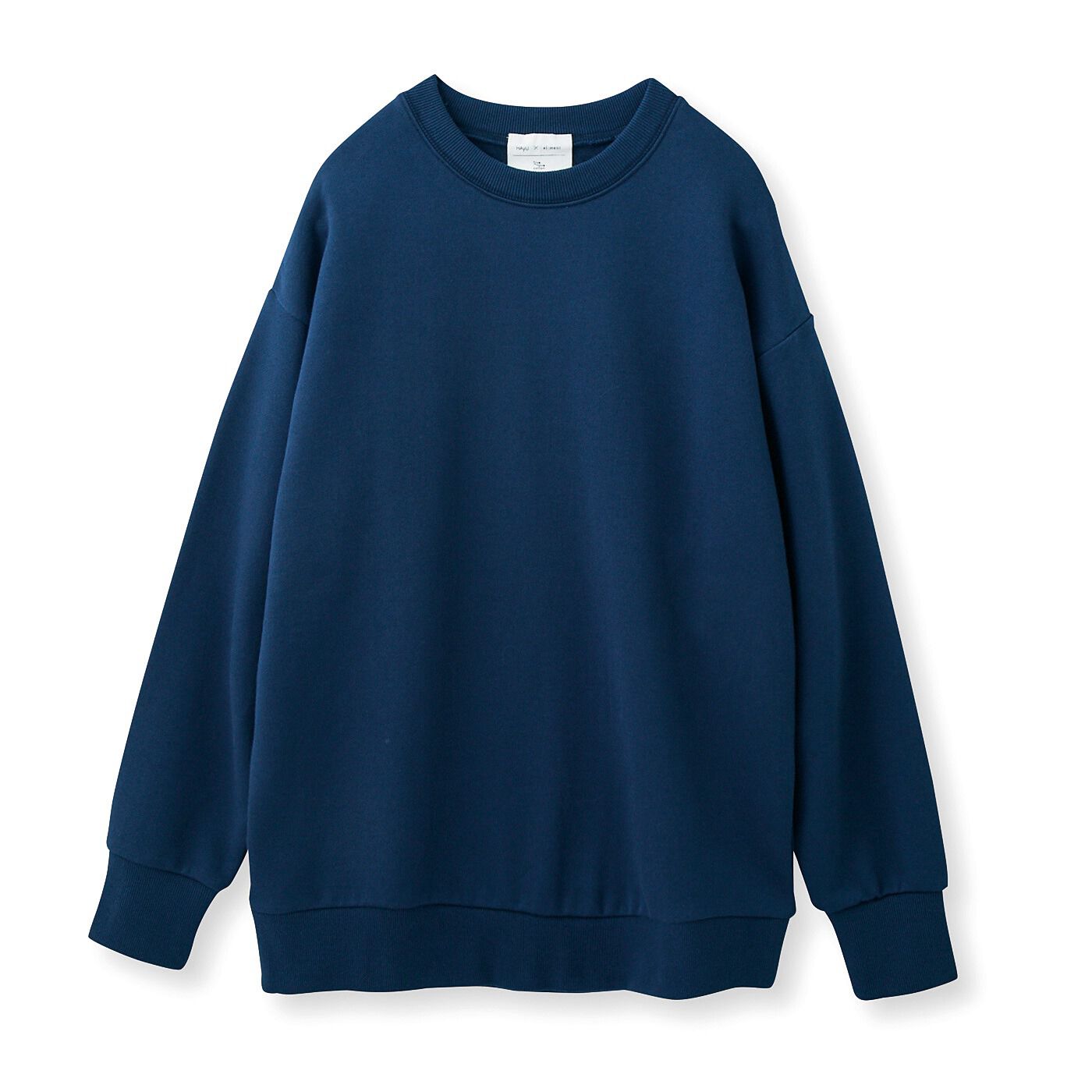Real Stock|Live love cottonプロジェクト　el:ment×HAyU　白くまのワイヤーアートを愉しむ　オーガニックコットンの裏起毛トレーナー〈白くまとロゴ〉|〈白くまとロゴ〉