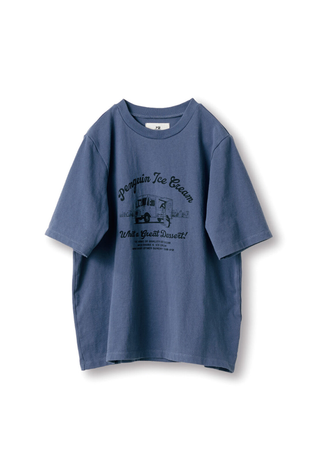 Sunny clouds so-co|サニークラウズ　アイス好きなTシャツ〈レディース〉〈ブルー〉