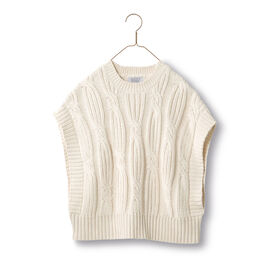 Sunny clouds so-co | テープヤーン ベスト レディース