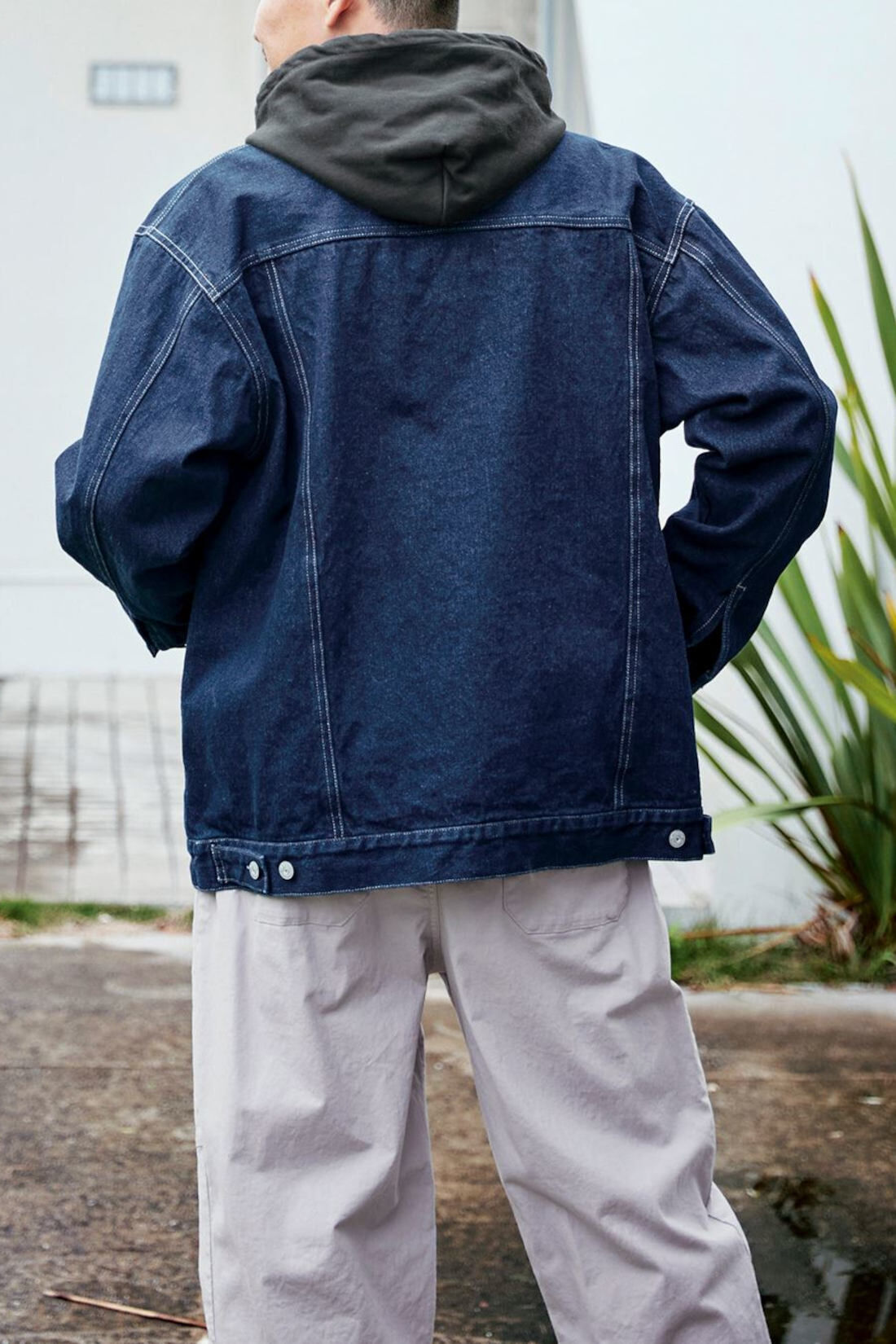 Sunny clouds so-co|サニークラウズ　ちょっと長めのジージャン〈メンズ〉