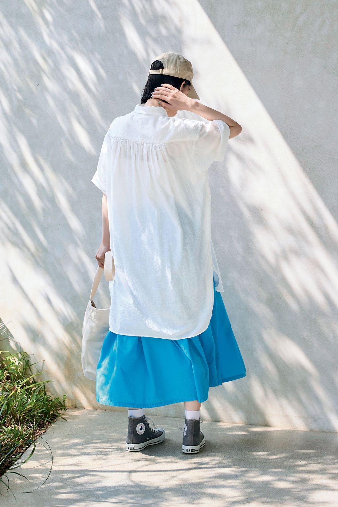 Sunny clouds so-co|サニークラウズ　カラフルスカート〈レディース〉青