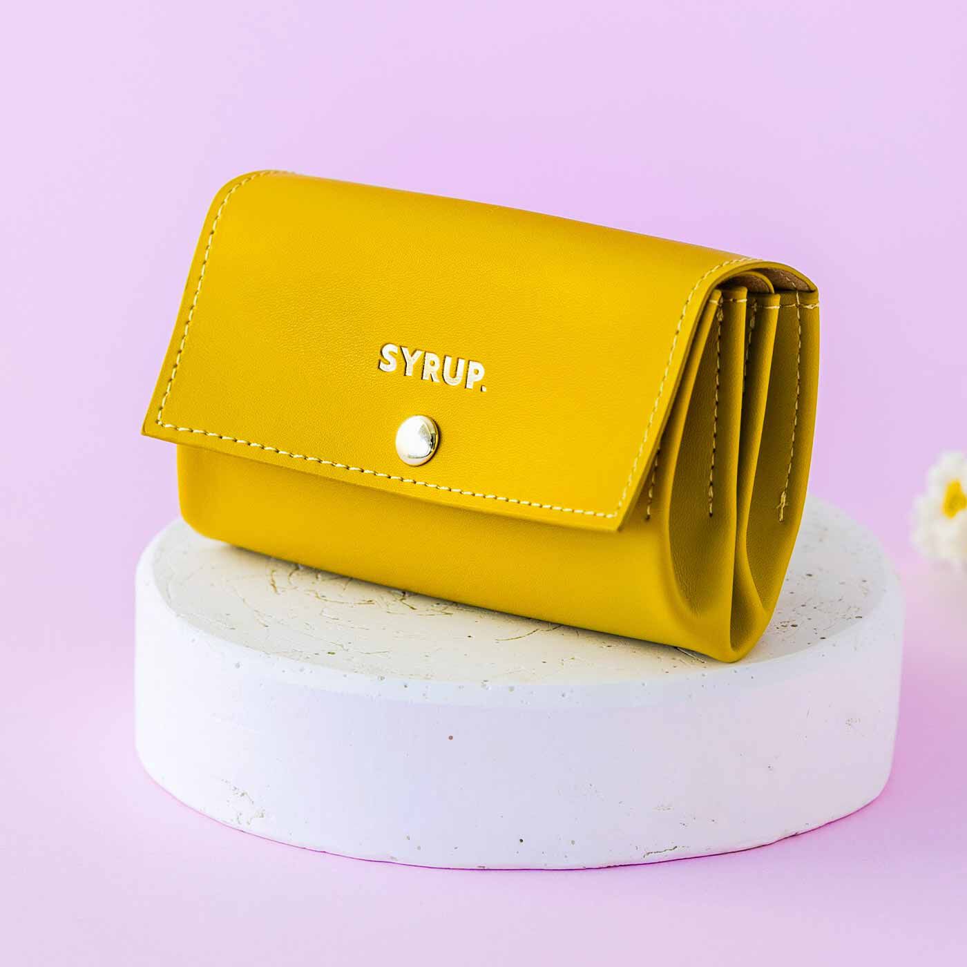 フェリシモメリー|シロップ. ラッキーイエローでハッピー気分！ がばっとオープン財布