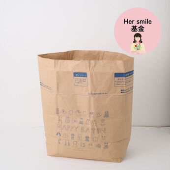 フェリシモコレクション | 【古着回収】ハッピーバトンプロジェクト　お気に入り回収袋〈マックス〉Ｈｅｒ　ｓｍｉｌｅプロジェクト
