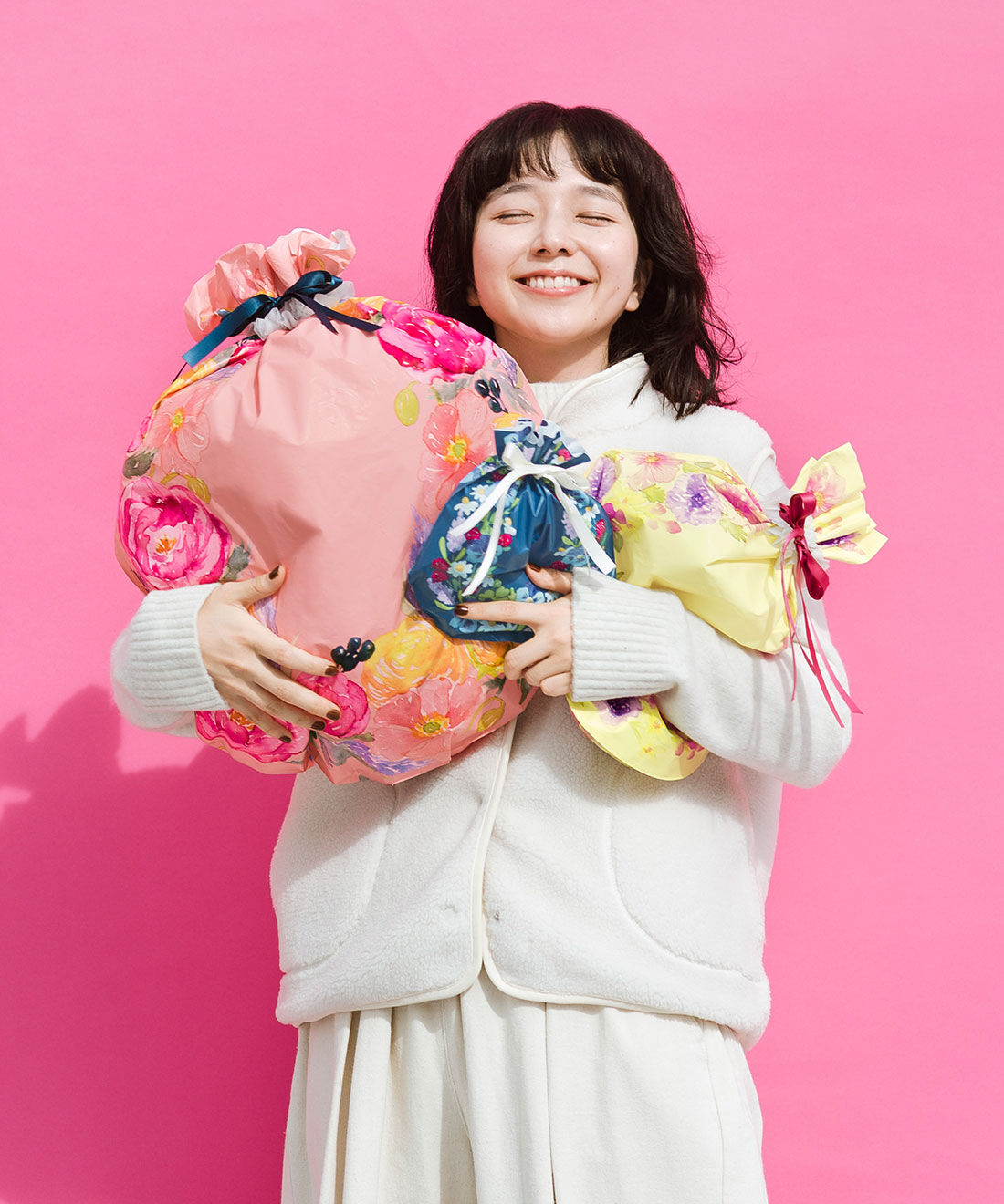 フェリシモコレクション|しあわせをつなぐ贈りもの リースラッピング袋　M