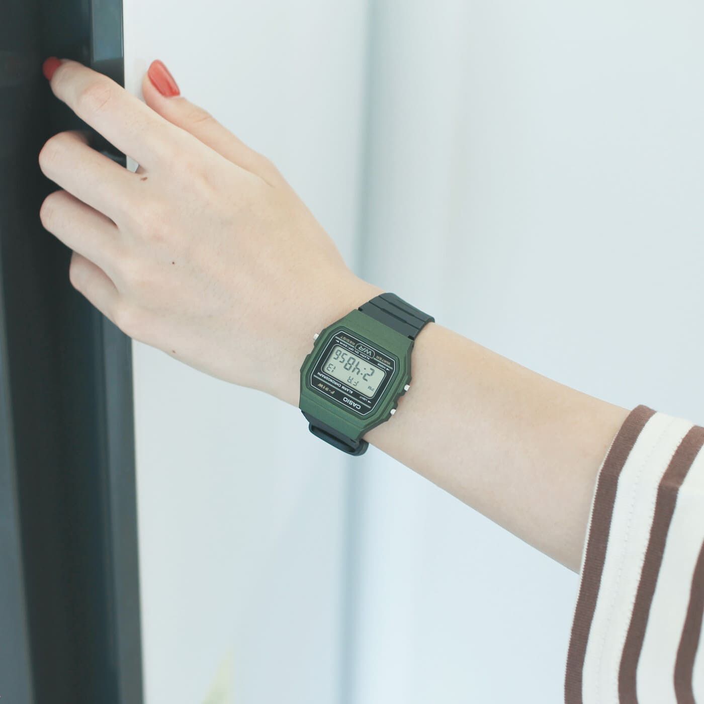 フェリシモコレクション|このごろ meets CASIO 推しカシ　ナチュラルエアボーイ〈F-91WM-3AJH〉