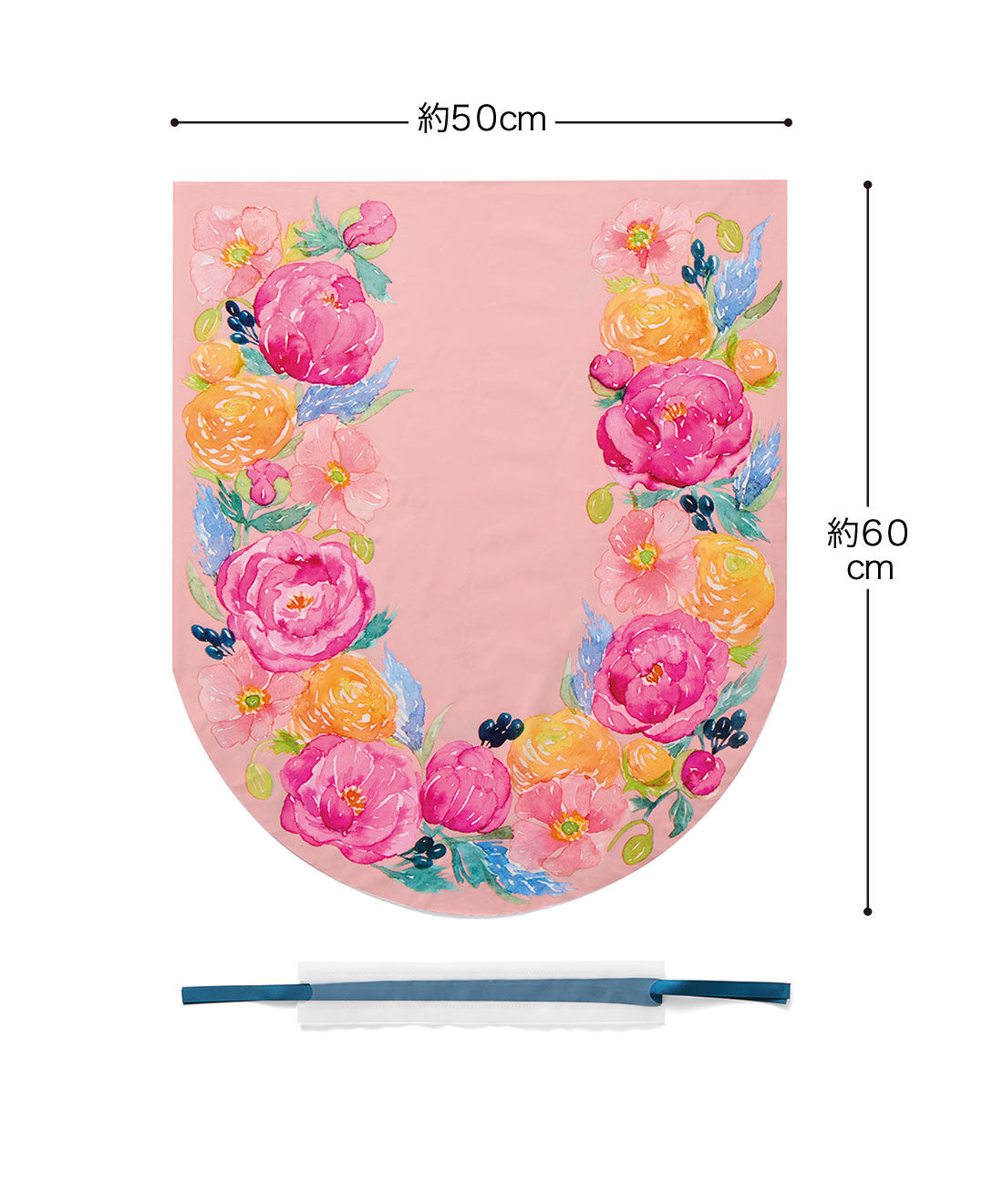 フェリシモコレクション|しあわせをつなぐ贈りもの リースラッピング袋　L|〈永遠に咲き誇る大きなリース〉