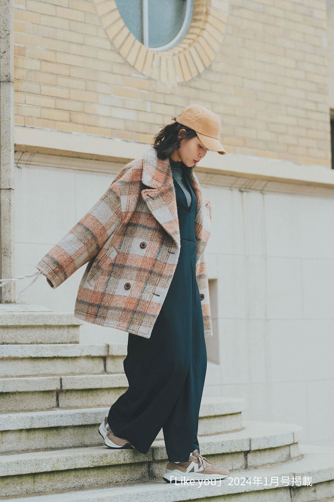 MEDE19F|ａｎｄ　ｍｙｅｒａフェイクスエードの巾着バッグのコーディネート