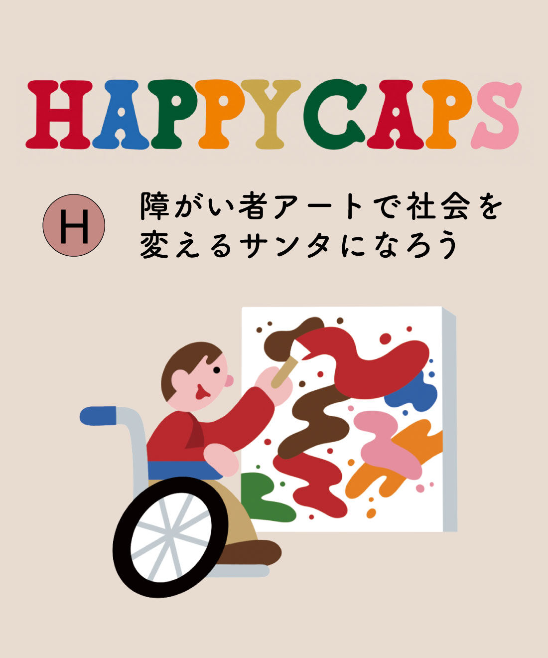 フェリシモコレクション|フェリシモ HAPPY CAPS基金 障がい者アートによる自立支援