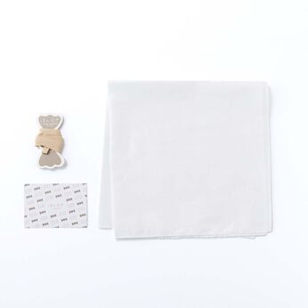 フェリシモコレクション | ほんのき　晒〈さらし〉のハンカチ＆リボンテープ