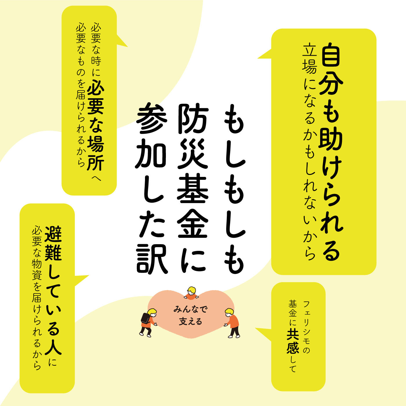 フェリシモコレクション|毎月100円 もしもしも防災基金