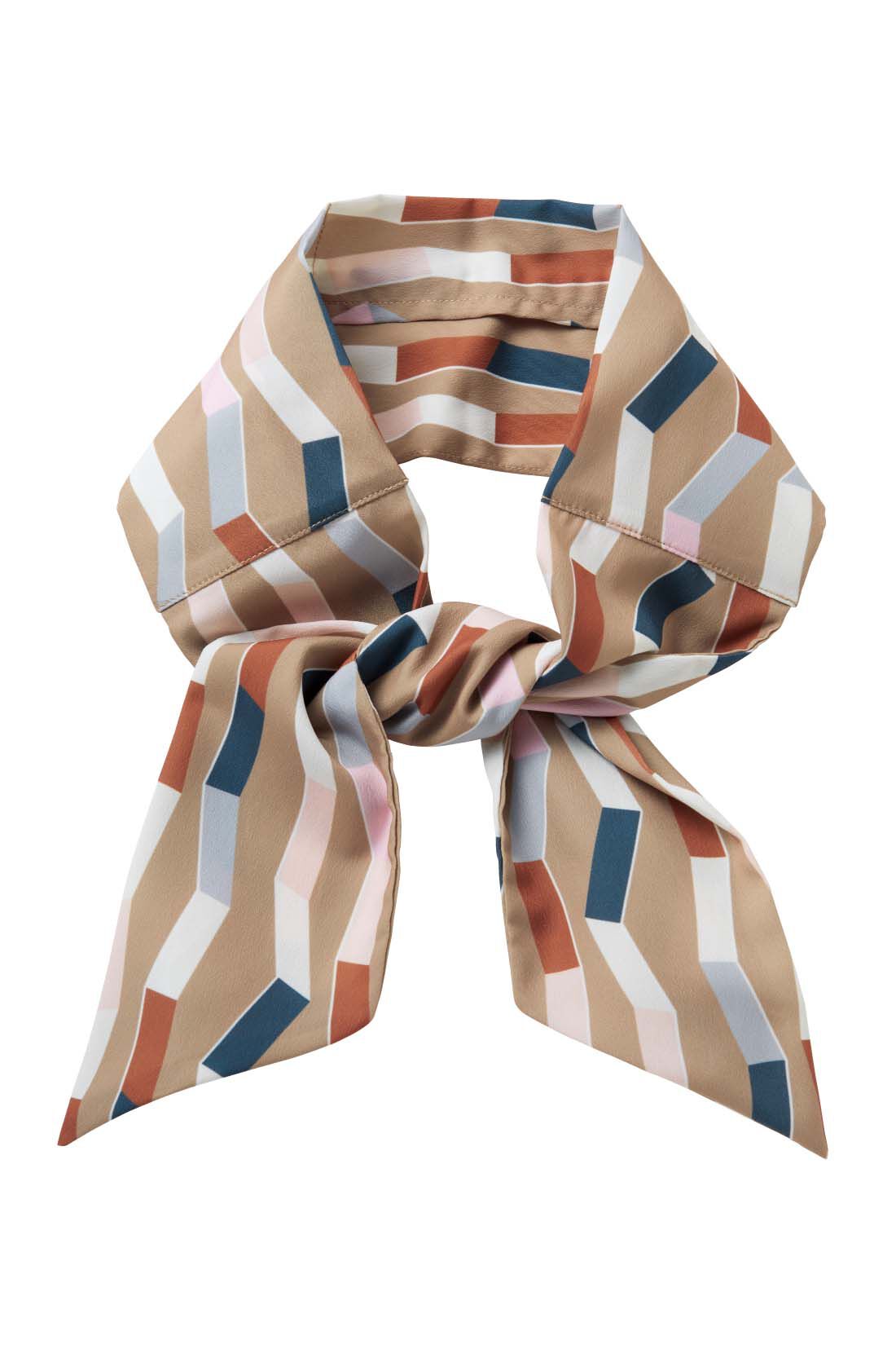 フェリシモコレクション|コーデにプラスしておしゃれ見え こっそり首もとひんやりネックスカーフ|〈ベージュ〉