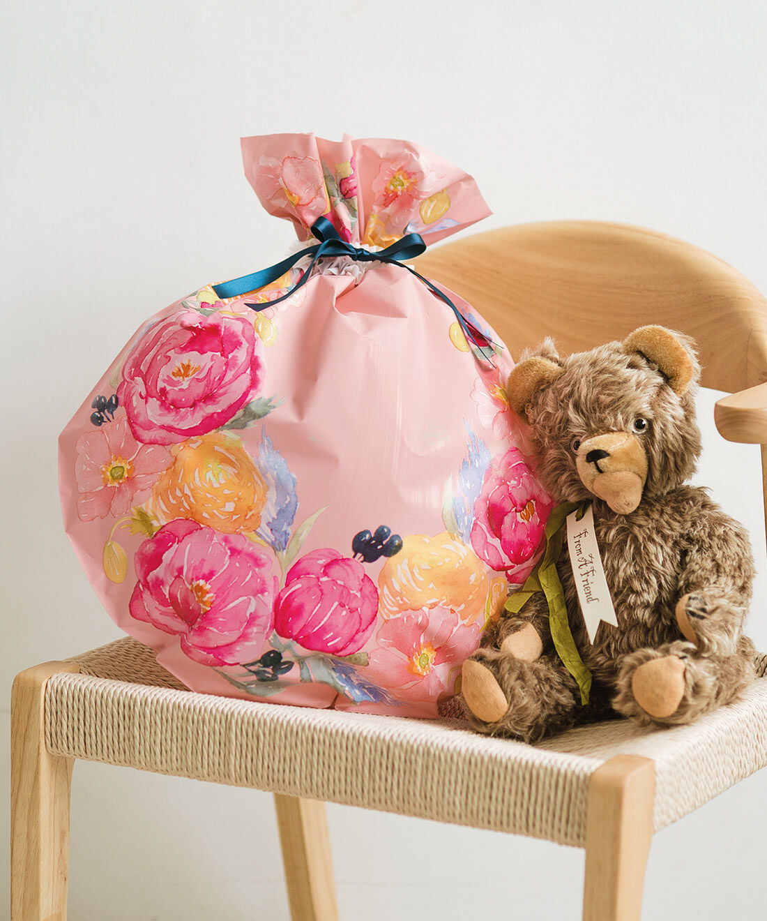 フェリシモコレクション|しあわせをつなぐ贈りもの リースラッピング袋　L