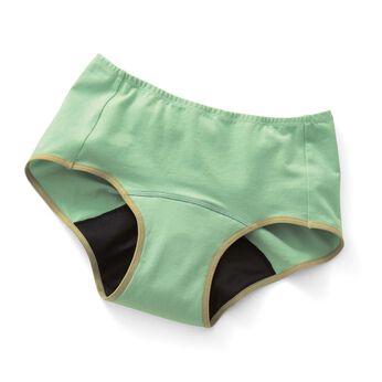 フェリシモコレクション | 綿混吸水サニタリーショーツＬ〈グリーン〉