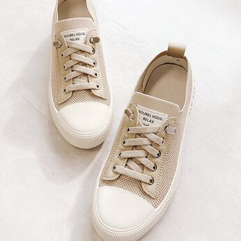 フェリシモコネクション | 足入れスムーズ上品ニットヒールスニーカＳＧ