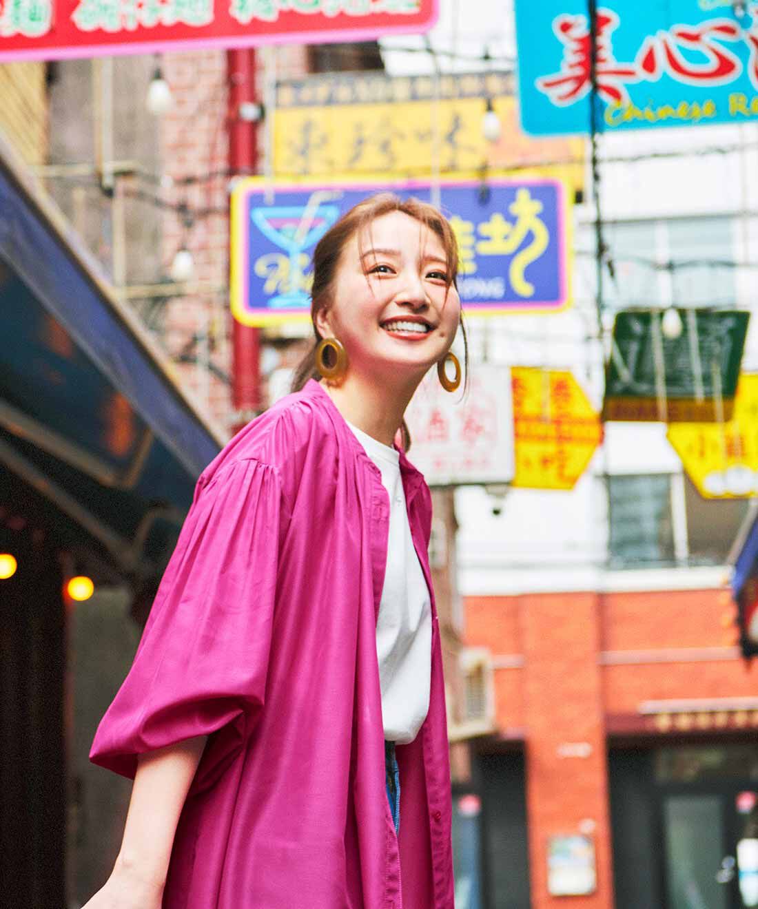 IEDIT|野々村友紀子さん×IEDIT[イディット]　たっぷりギャザーが間違いない！ 大人のあれこれ華麗に隠すシャツワンピース