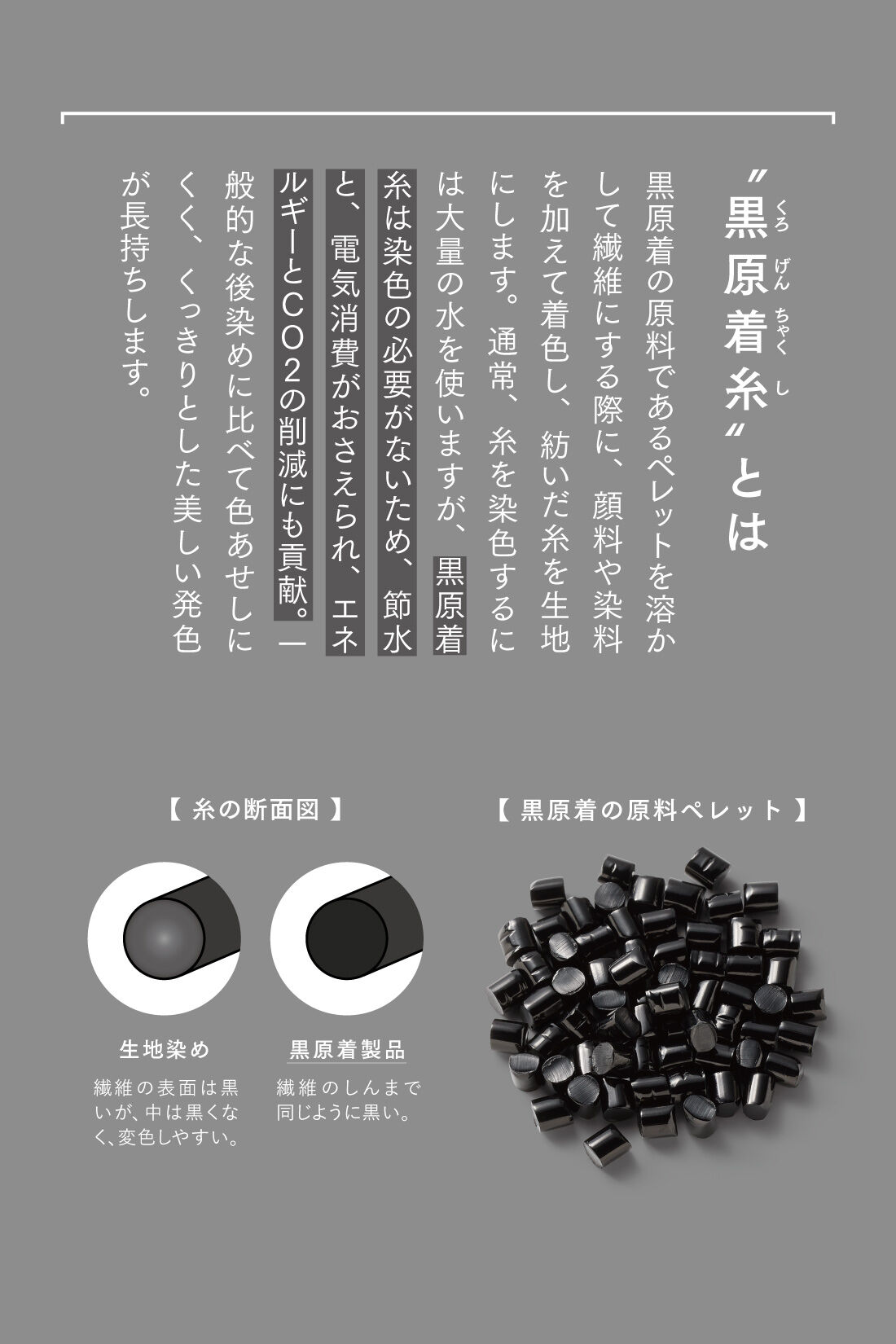 IEDIT|IEDIT[イディット]　美しい黒がつづく黒原着（くろげんちゃく）素材で作った 印象チェンジを楽しむ 大人女性のための純黒ワンピース〈ブラック〉