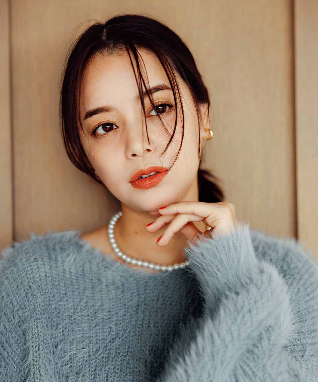 IEDIT|IEDIT[イディット]　あぜ編みシャギーVネックニット