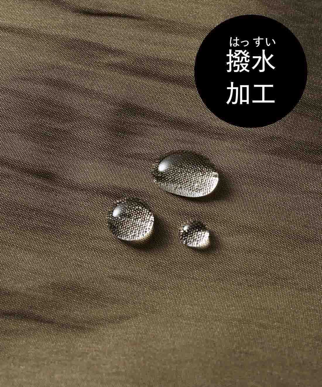 IEDIT|Her smileプロジェクト IEDIT[イディット]　撥水（はっすい）加工がうれしい ラウンド切り替えギャザースカート（WEBサイズ）|コットンライクな表情のポリエステル素材に撥水加工をプラス。軽いワッシャー加工で、アイロンいらず。