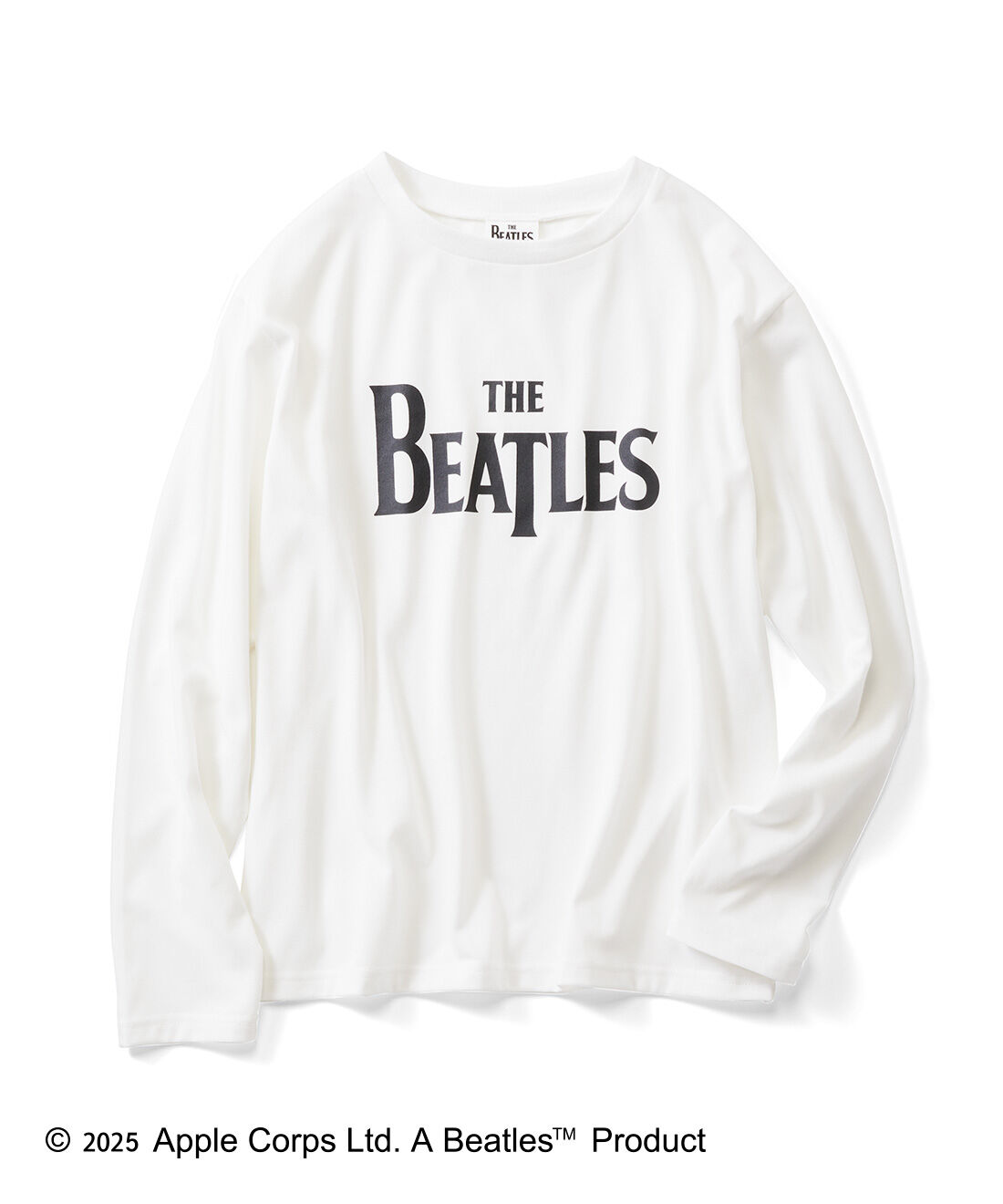 IEDIT|IEDIT[イディット]　THE BEATLES ロングスリーブプリントTシャツ|ホワイト