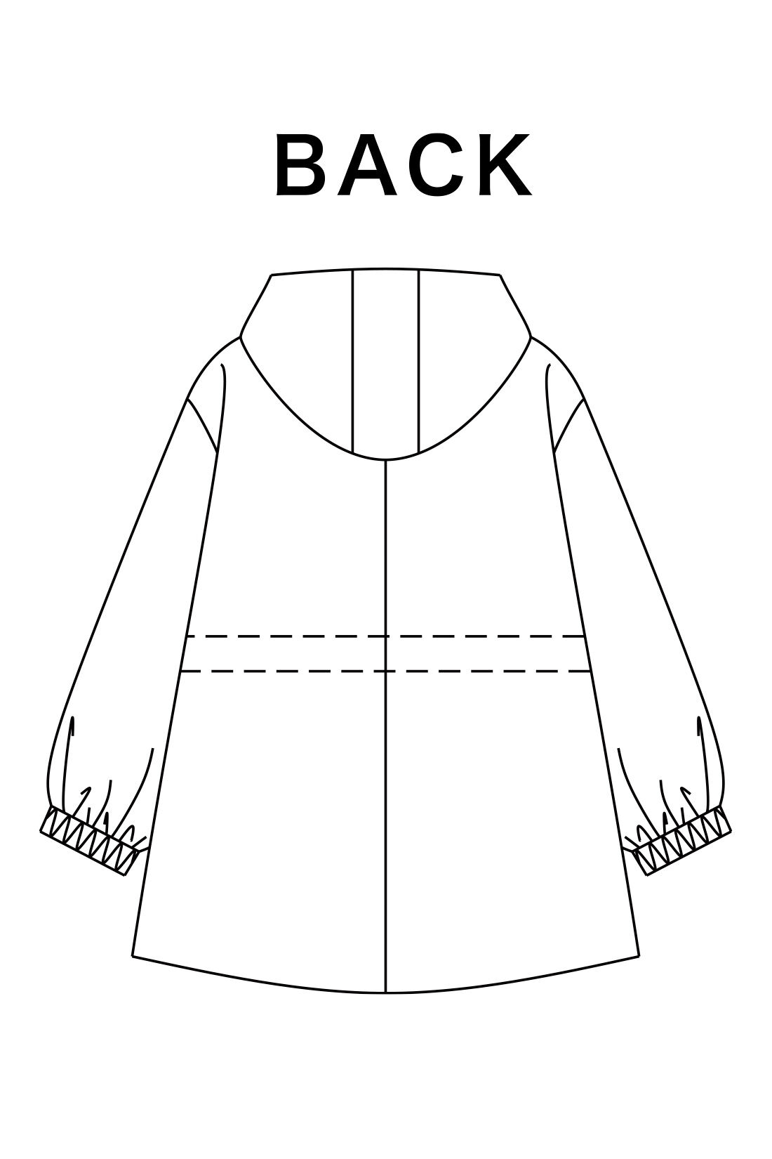 IEDIT|IEDIT[イディット]　撥水（はっすい）＆UVカットがうれしい ミドル丈マウンテンパーカー|背中までぐるりと配したドロストを、キュッとしぼれば女性らしいシルエットにも。