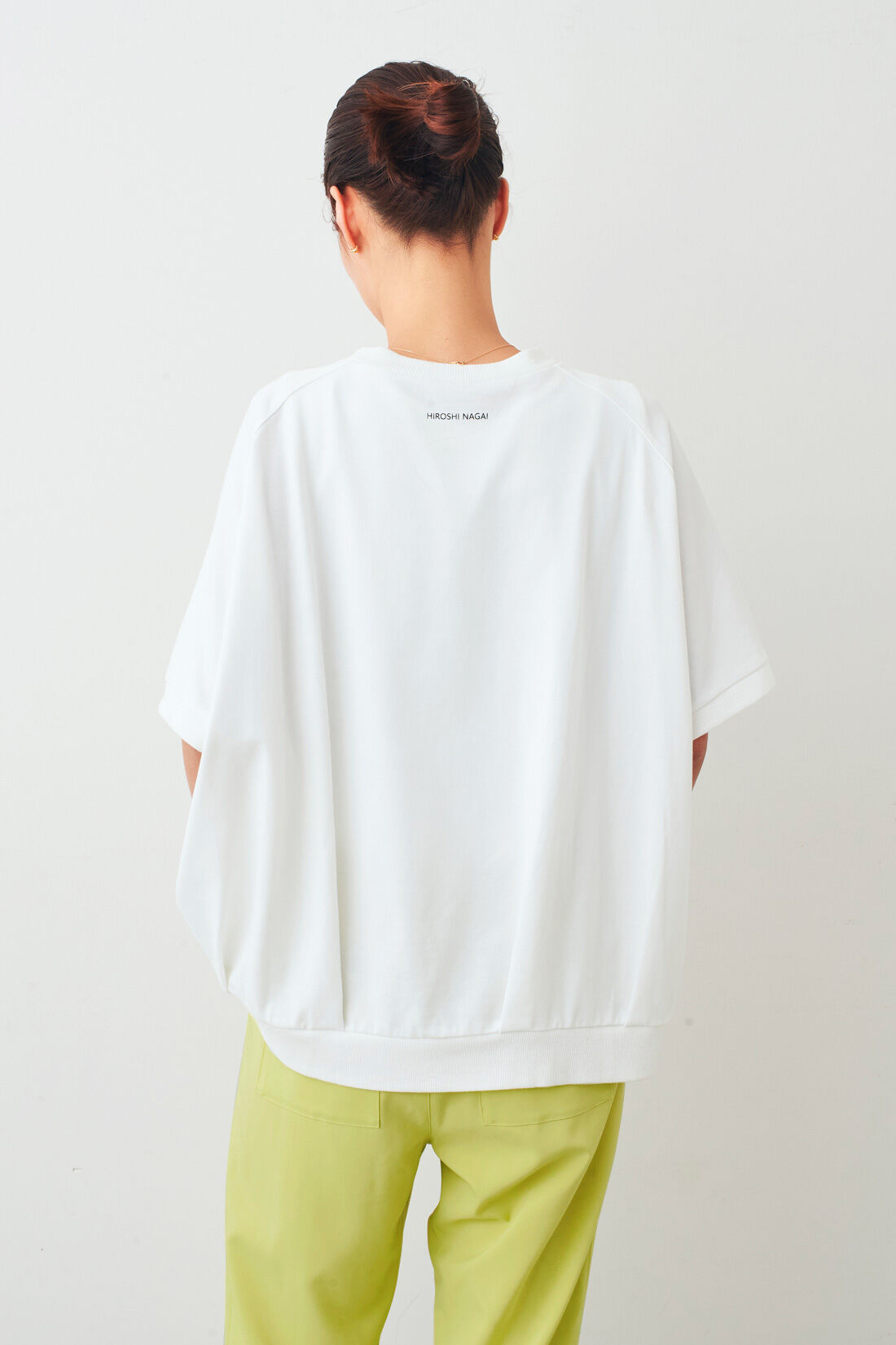 IEDIT|IEDIT[イディット]　永井博さんコラボ VACATION IN THE CITY コクーンTシャツ〈ホワイト〉