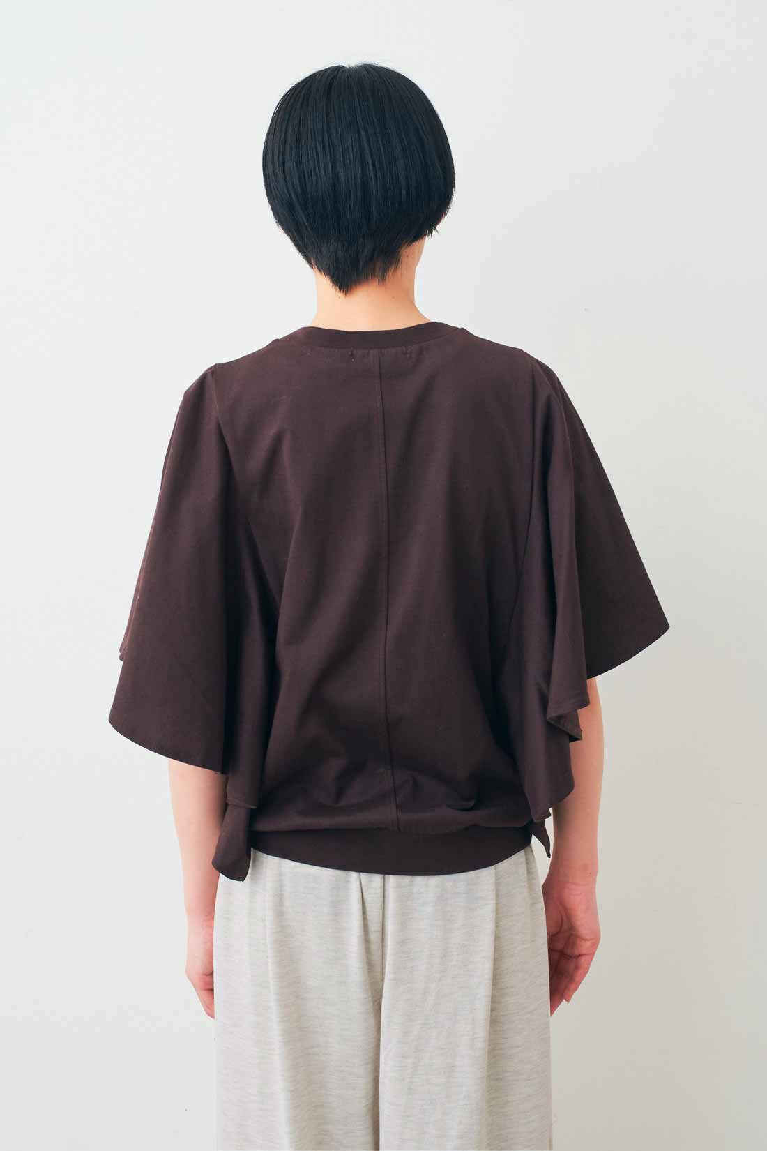 IEDIT|IEDIT[イディット]　接触冷感・吸汗速乾・抗菌防臭！ Ohcool（R）Ⅱplus素材のフリルトップスの会
