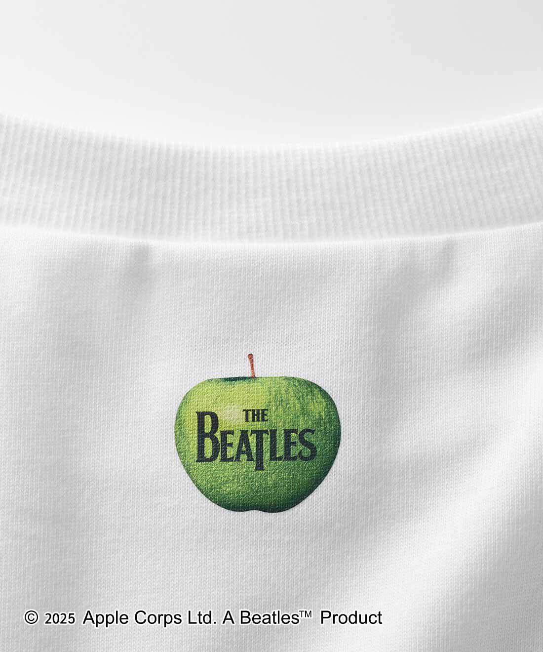 IEDIT|IEDIT[イディット]　THE BEATLES ロングスリーブプリントTシャツ|後ろの衿もとには、アイコンのアップルロゴをプリント。