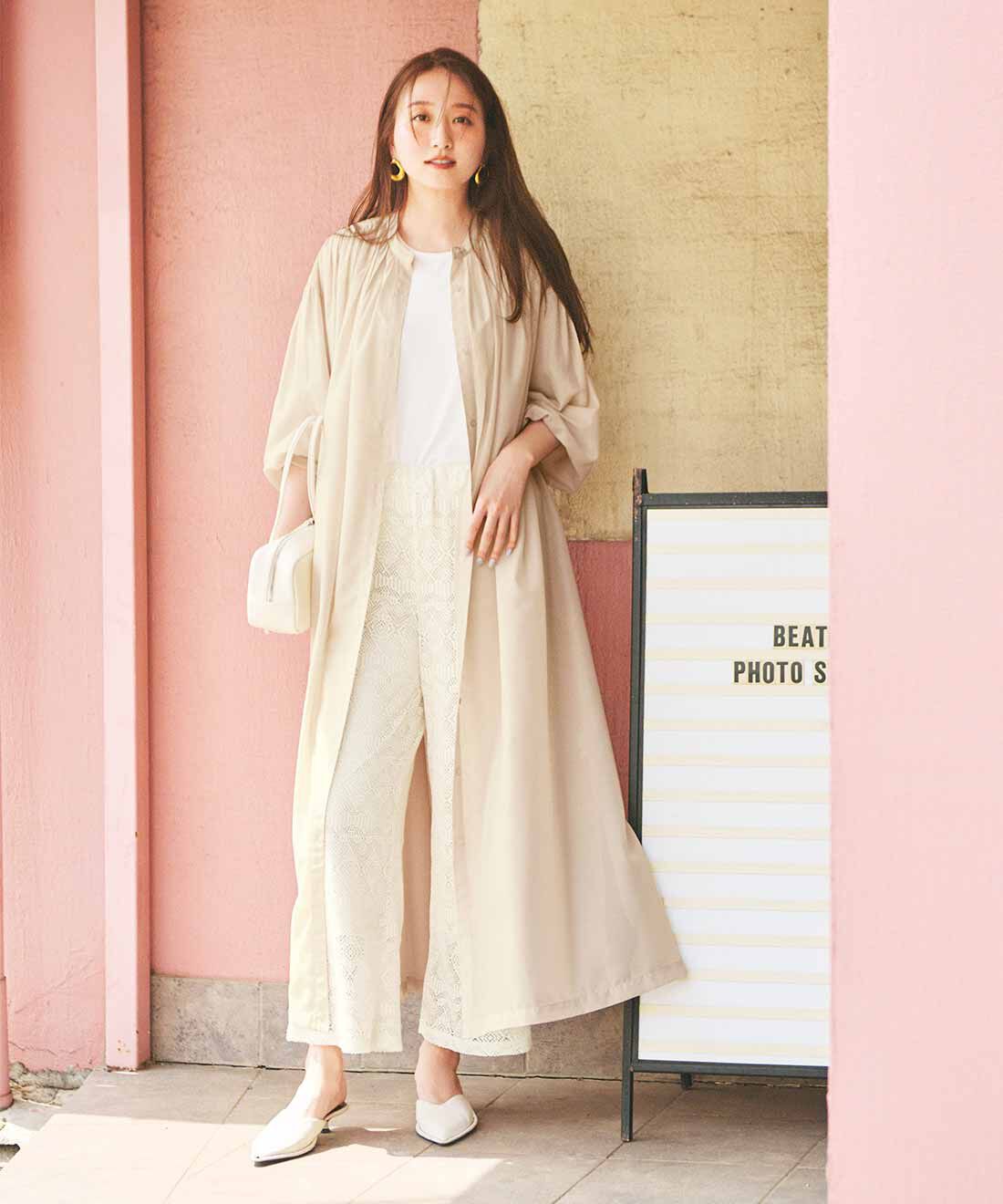 IEDIT|野々村友紀子さん×IEDIT[イディット]　たっぷりギャザーが間違いない！ 大人のあれこれ華麗に隠すシャツワンピース