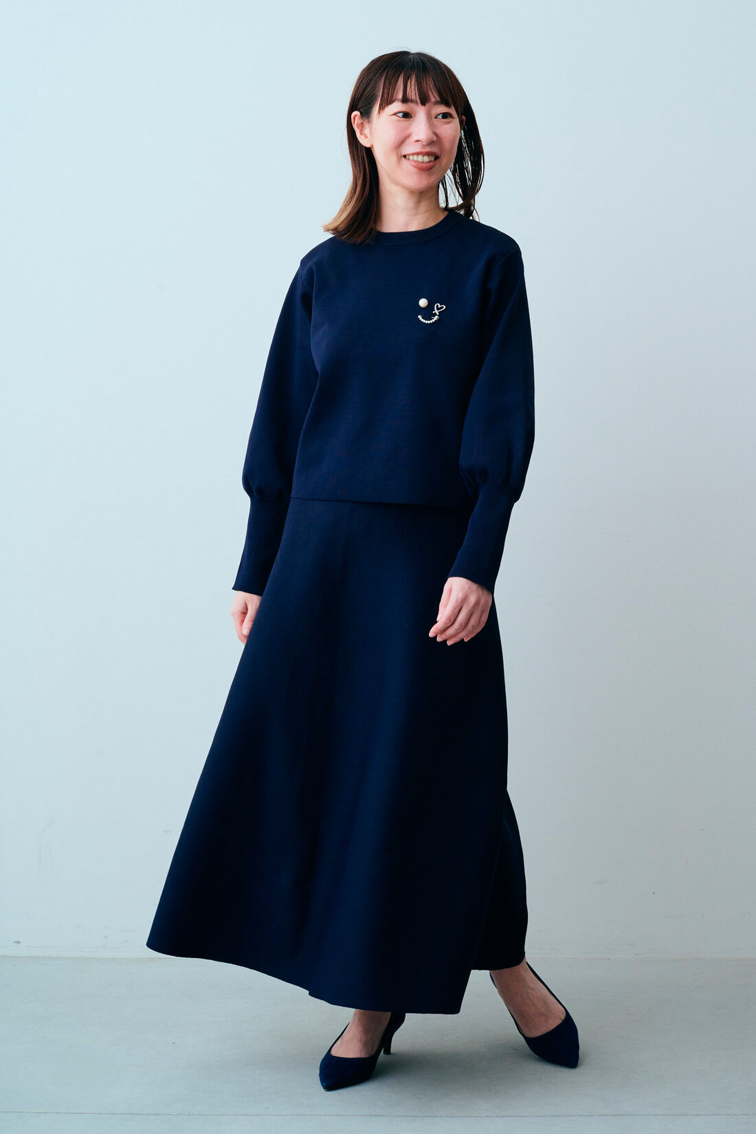 IEDIT|福田麻琴さん ブローチ セット 〈シルバー〉のコーディネート