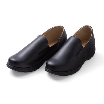 IEDIT［イディット］ | 洗えて 軽量 国産 スキップステップ スリッポン〈ブラック〉