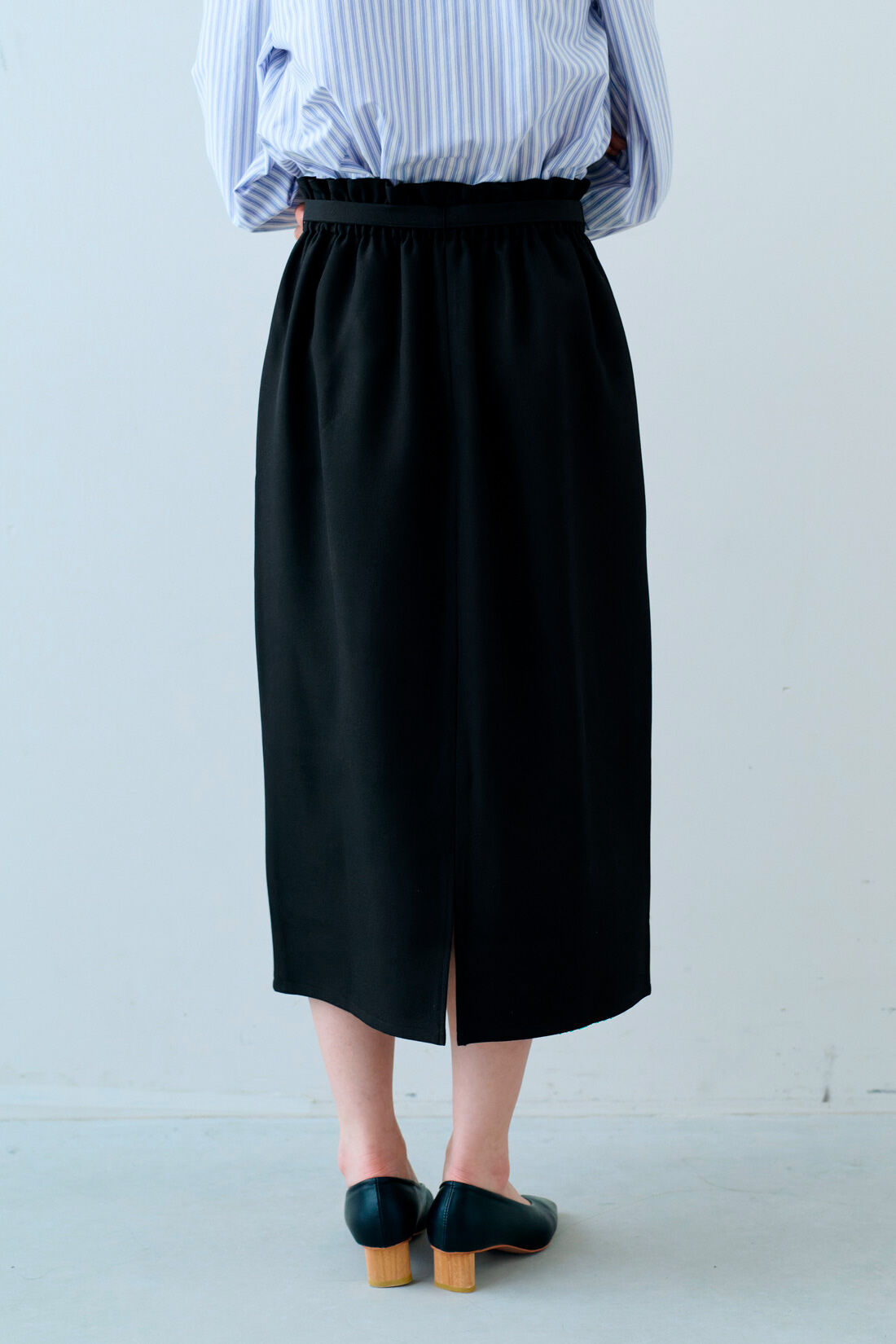 カットソー ストライプ ブラウス 〈ブルー〉のコーディネート