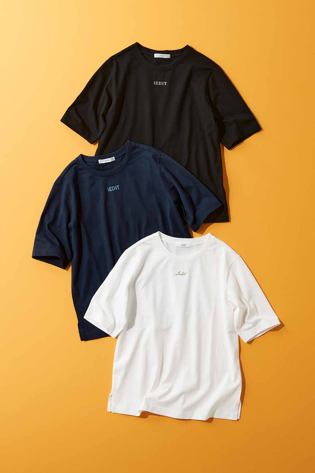 IEDIT|Her smile プロジェクト IEDIT[イディット]　接触冷感素材がうれしい ワンポイントIEDITロゴTシャツの会