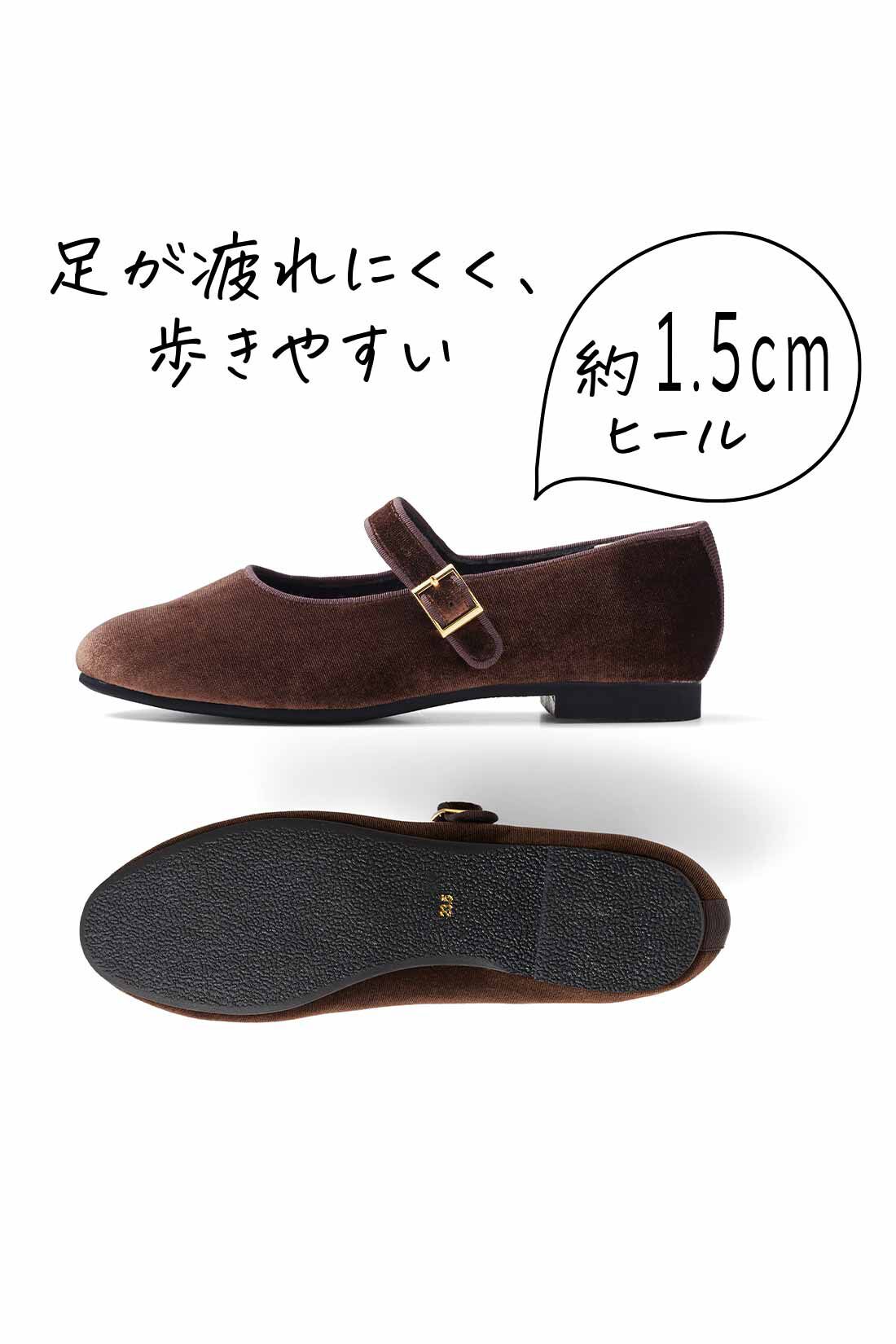 IEDIT|IEDIT[イディット]　大人の洒落（しゃれ）感と履き心地にこだわった 低反発インソールのチャイナシューズ〈こっくりブラウン〉