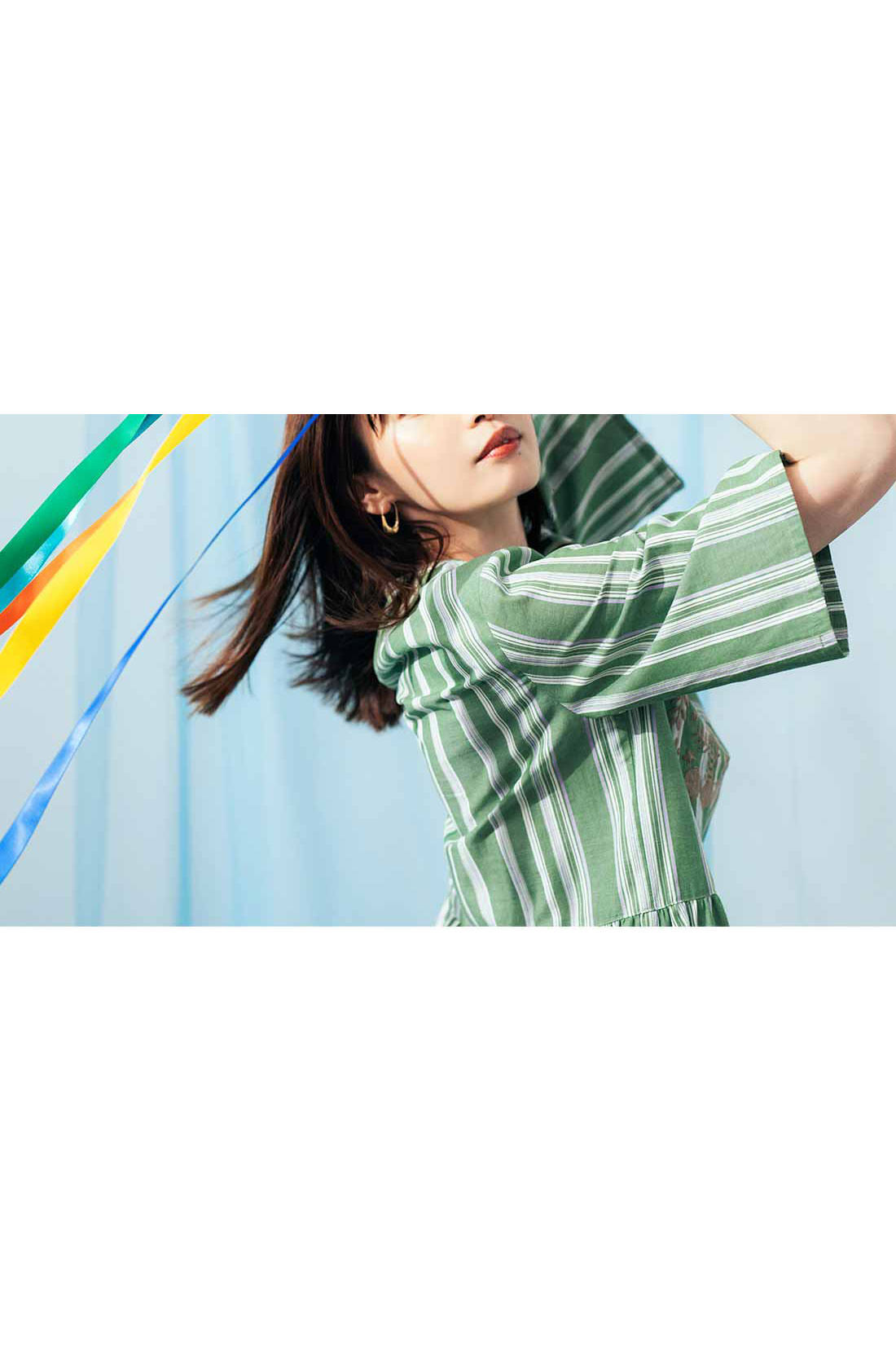 IEDIT|IEDIT[イディット]　華やかな刺しゅうが夏を彩る コットン素材のボタニカルワンピース