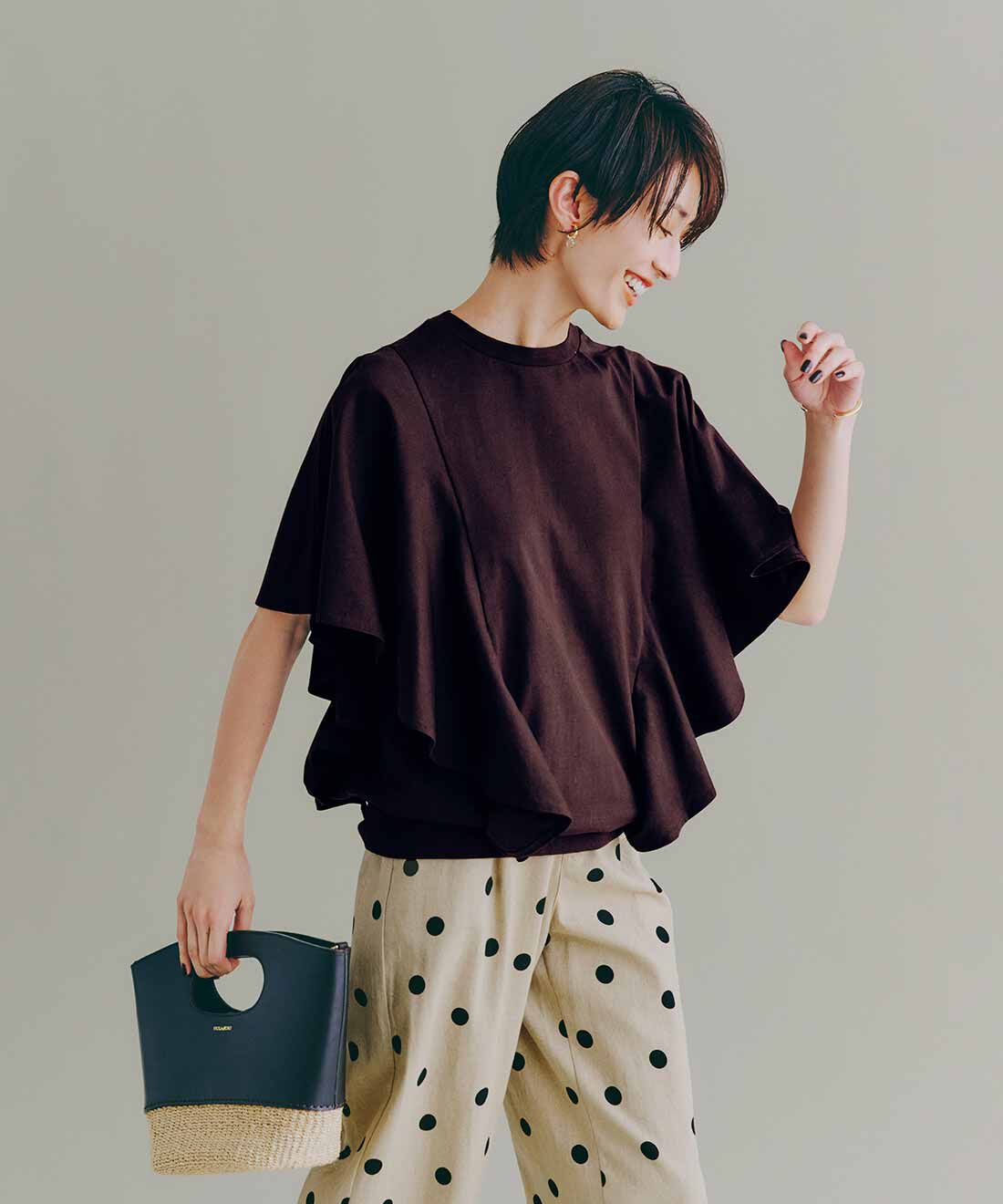 IEDIT|IEDIT[イディット]　接触冷感・吸汗速乾・抗菌防臭！ Ohcool（R）Ⅱplus素材のフリルトップスの会