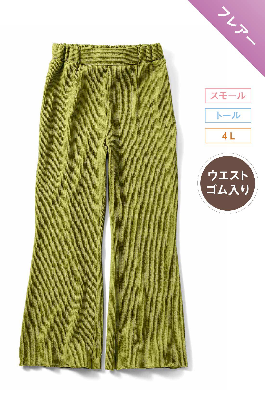 IEDIT|抗菌防臭 バックプリーツ トップス 〈グレージュ〉のコーディネート