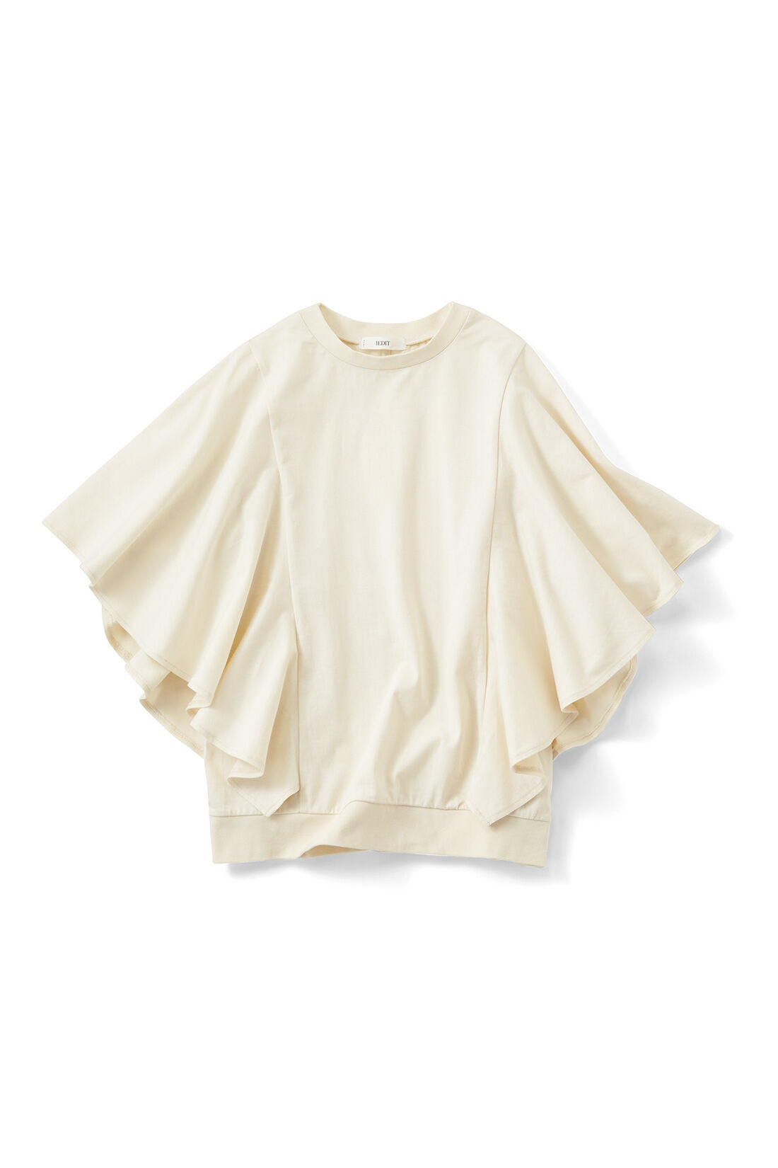 IEDIT|IEDIT[イディット]　接触冷感・吸汗速乾・抗菌防臭！ Ohcool（R）Ⅱplus素材のフリルトップスの会|アイボリー