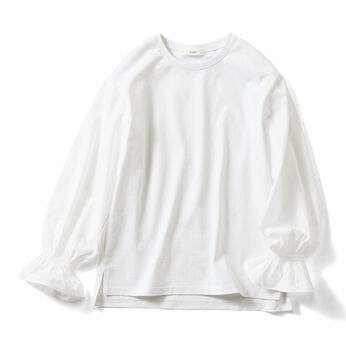 IEDIT | 袖ブラウスホワイトトップスＩＥ