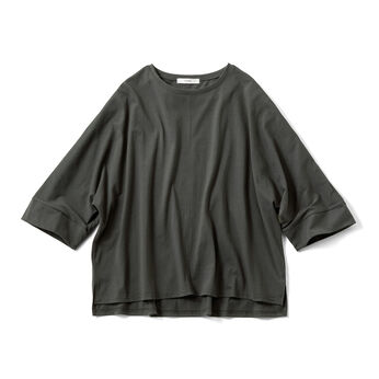 IEDIT | UVカット 接触冷感 綿100％ 国産 ドルマン Tシャツ の会