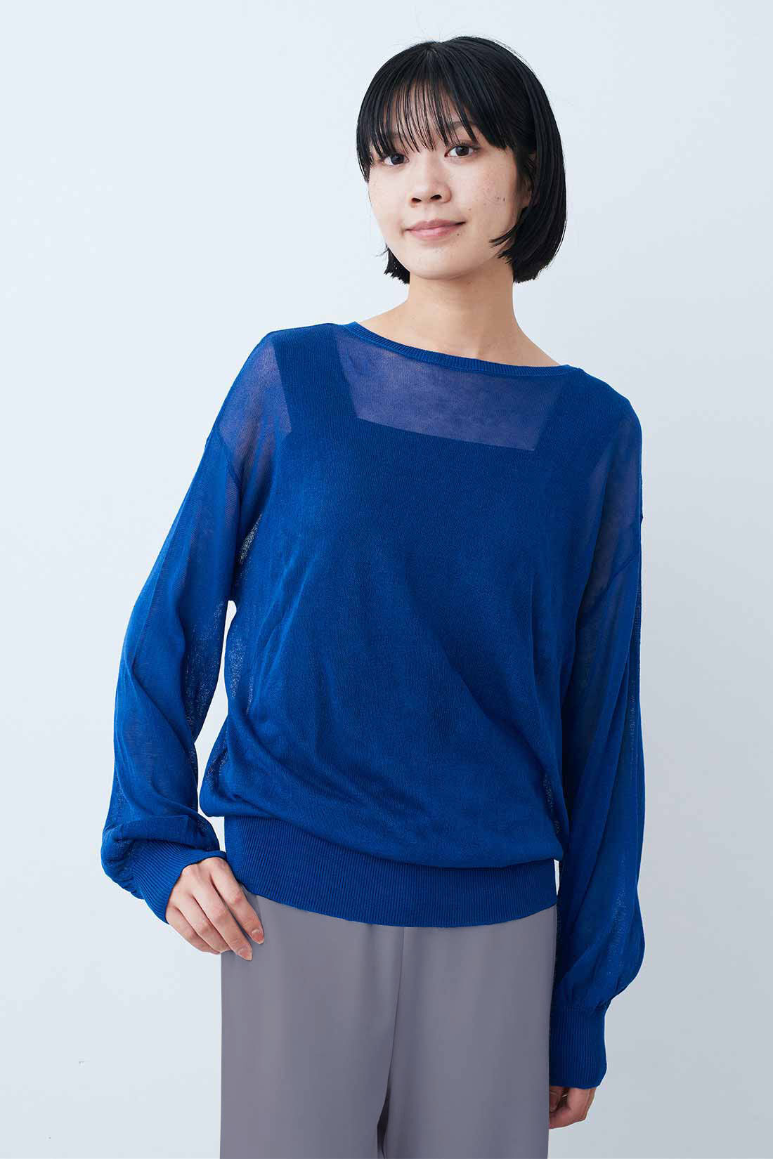 IEDIT|IEDIT[イディット]　シアーニットの美しさを楽しむベストバランスセット
