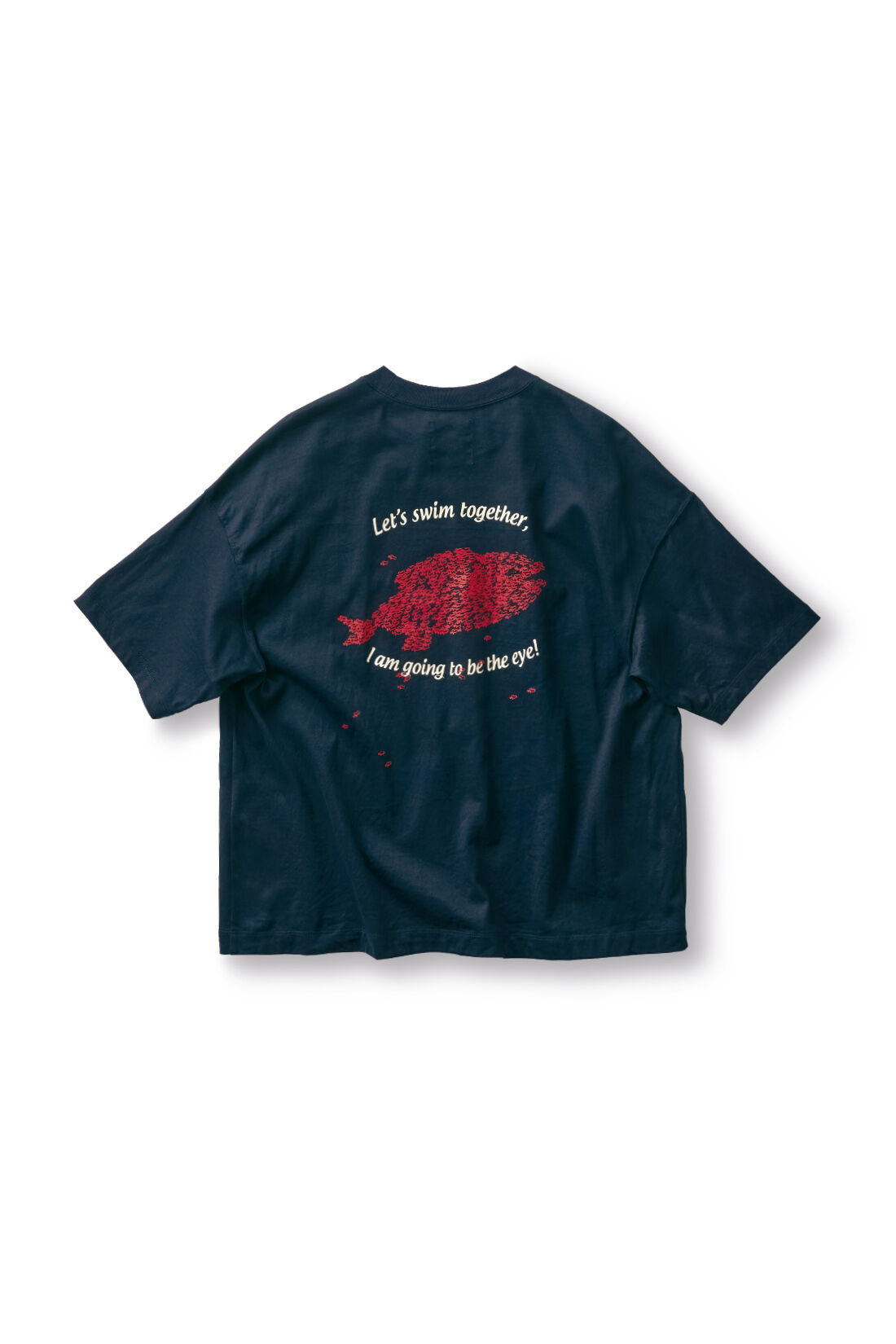 Sunny clouds|サニークラウズ　feat. Swimmy 　スイミーTシャツ〈レディース〉紺