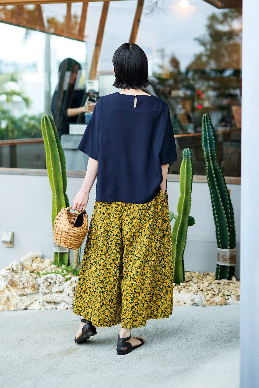 Sunny clouds［サニークラウズ］|サニークラウズ　ピコ刺しゅうトップスの会〈レディース〉|身長162cm/トップスMサイズ/ボトムスMサイズ