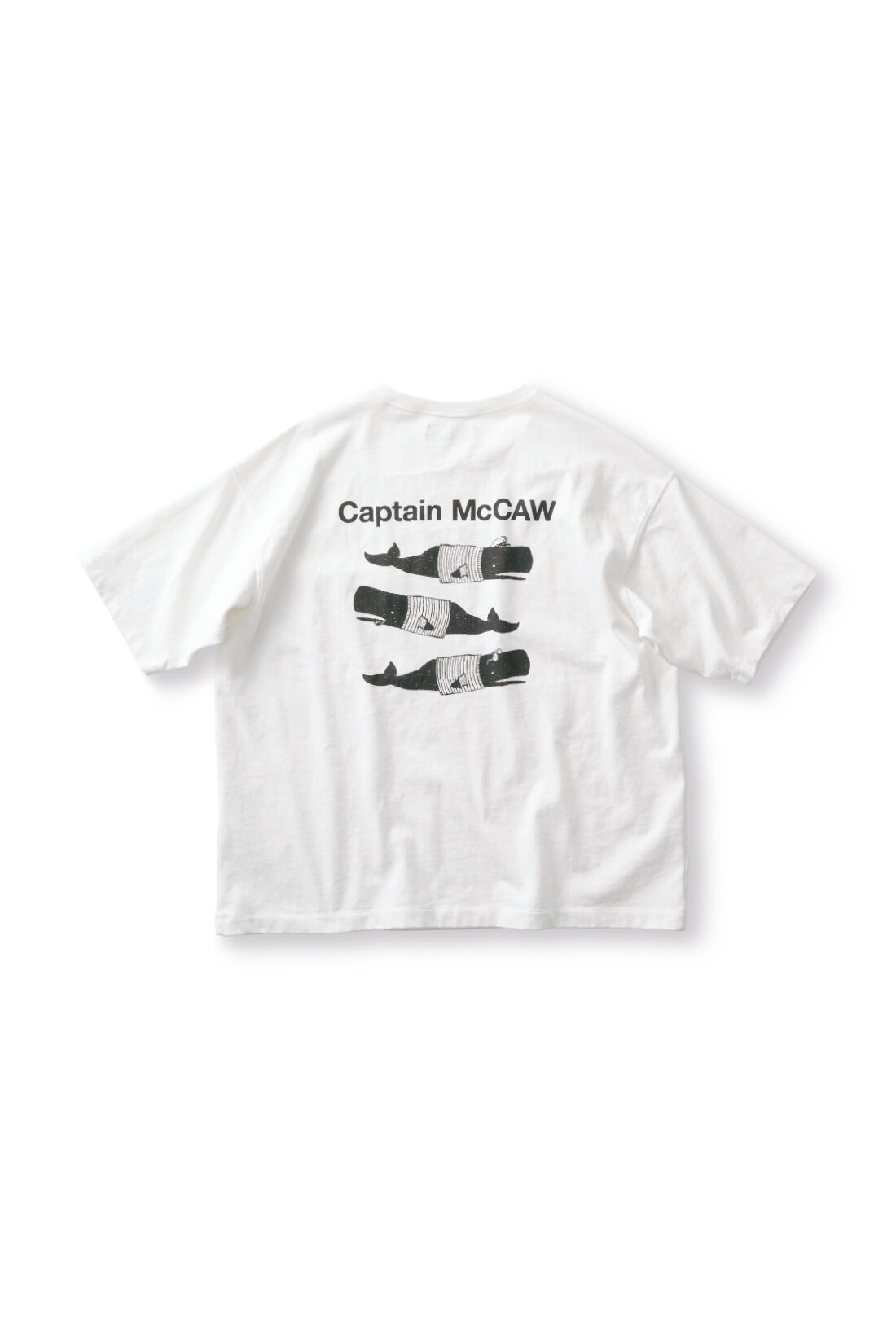 Sunny clouds［サニークラウズ］|サニークラウズ　くじらの船長Tシャツ〈メンズ〉